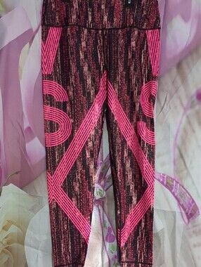 Victoria's Secret VSX Sport Knockout Tight - Pink & Black Abstract vsx graphic